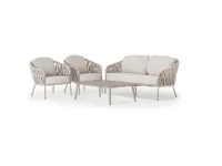 Set per l'esterno Set completo con rivestimento nautico  olefin idrorepellente a marchio Md work a prezzo scontato