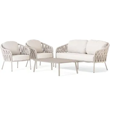 Set per l'esterno Set completo con rivestimento nautico  olefin idrorepellente a marchio Md work a prezzo scontato