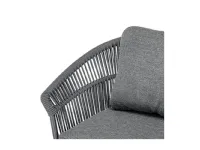 Set per l'esterno modello Tropea green divano poltrone e tavolino Artigianale completo 