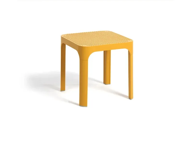 Set per l'esterno modello Salotto net relax giallo senape table 40 Nardi SCONTATO