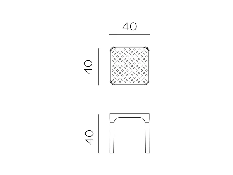 Set per l'esterno modello Salotto net relax giallo senape table 40 Nardi SCONTATO
