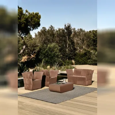 Set completo per l'esterno Set divano chico con poltrone e tavolino Myyour a prezzo scontato