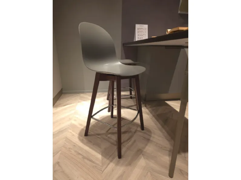 Sgabello con 4 gambe 2 sgabelli academy connubia  spedibili   Collezione esclusiva in offerta
