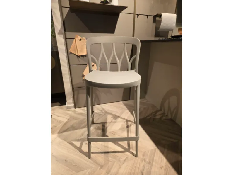 Sgabello con 4 gambe 2 sgabelli bontempi galaxy sabbia design Bontempi a prezzi outlet