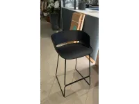 Sgabello Sgabelli babila neri Pedrali a slitta a prezzo scontato