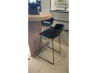 Sgabello Sgabelli babila neri Pedrali a slitta a prezzo scontato