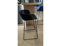 Sgabello Sgabelli babila neri Pedrali a slitta a prezzo scontato