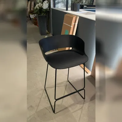 Sgabello a slitta Sgabelli babila neri Pedrali in offerta
