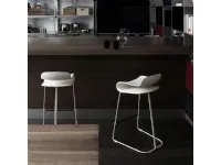 Sgabello a slitta Bcn Kristalia con forte sconto