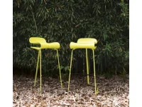 Sgabello a slitta Bcn Kristalia con forte sconto