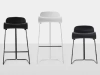 Sgabello Bcn Kristalia a slitta con sconto