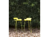 Sgabello Bcn Kristalia a slitta con sconto