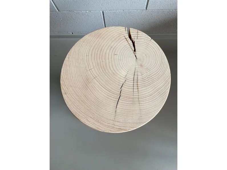 Sgabello A Forma Di Clessidra In Massello Ruvido Di Mango 241637 - 5