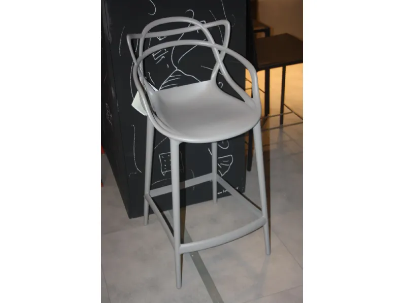 Sgabello da soggiorno Master stool Kartell in Offerta Outlet