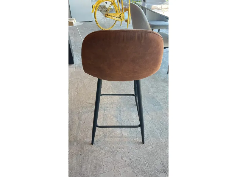 Sgabello modello Sgabelli brigite 2 marrone Stones SCONTATO a PREZZI OUTLET