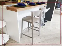 Sgabello senza braccioli Skin Calligaris a prezzo ribassato 