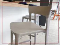 Sgabello senza braccioli Skin Calligaris a prezzo ribassato 