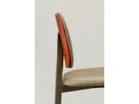 Sgabello con 4 gambe Tata semi-imbottito Pointhouse a prezzi convenienti