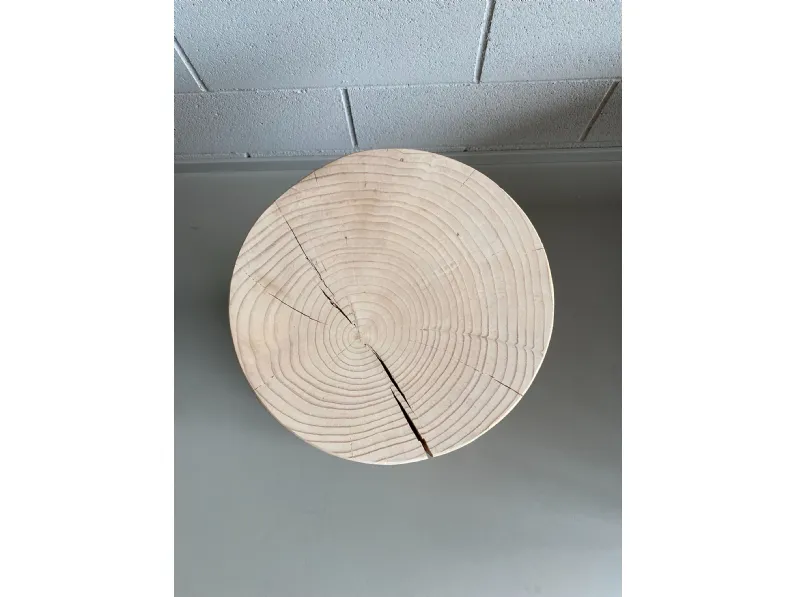 Sgabello con base centrale Clessidra Riva 1920 con forte sconto