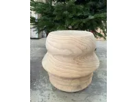 Sgabello con base centrale Ego Riva 1920 con forte sconto