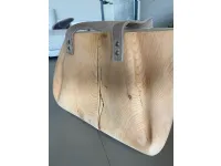 Sgabello con base centrale Mondana Riva 1920 a prezzi outlet