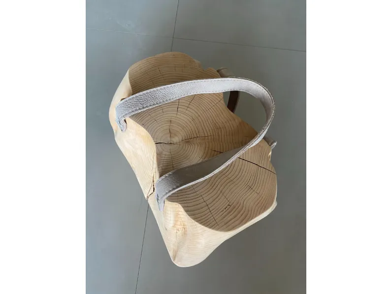 Sgabello con base centrale Mondana Riva 1920 a prezzi outlet