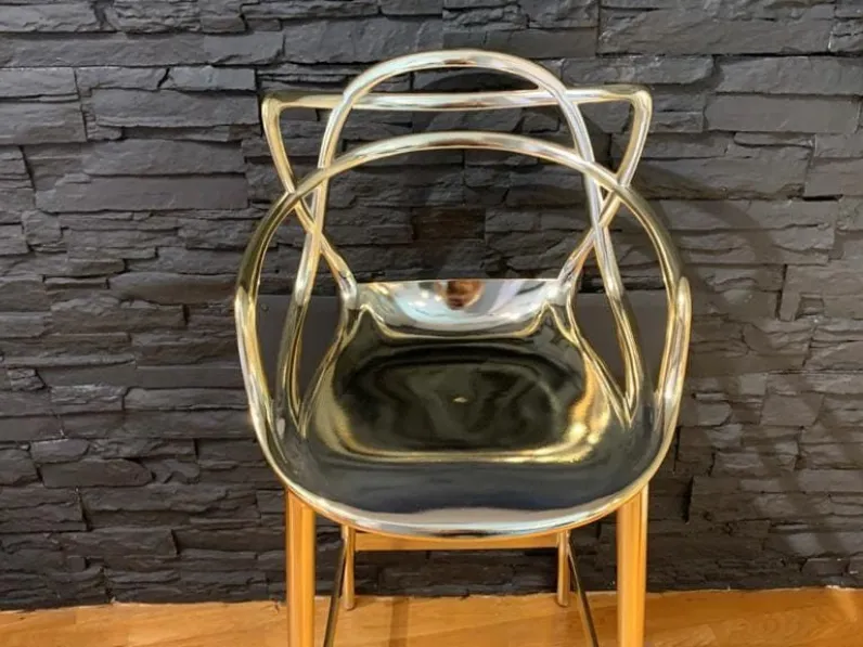 Sgabello Kartell Masters metal scontato. 4 gambe, forte risparmio!