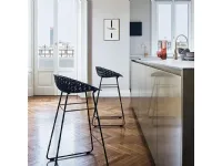 Sgabello con schienale basso Smatrik stool Kartell a prezzo scontato 