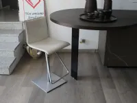 Sgabello Cattelan Italia, bianco, base centrale, offerta!