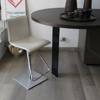 Sgabello Cattelan Italia, bianco, base centrale, offerta!