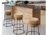 Sgabello con base centrale Bouchon sgb Domitalia a prezzi outlet