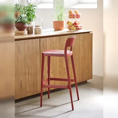 Sgabello Nene'.1 h.65 pp Midj con 4 gambe convenienti