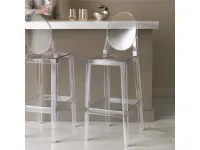 Sgabello con 4 gambe One more Kartell a prezzi outlet