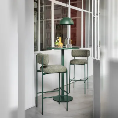 Sgabello da soggiorno Amelia Artigianale a prezzo Outlet