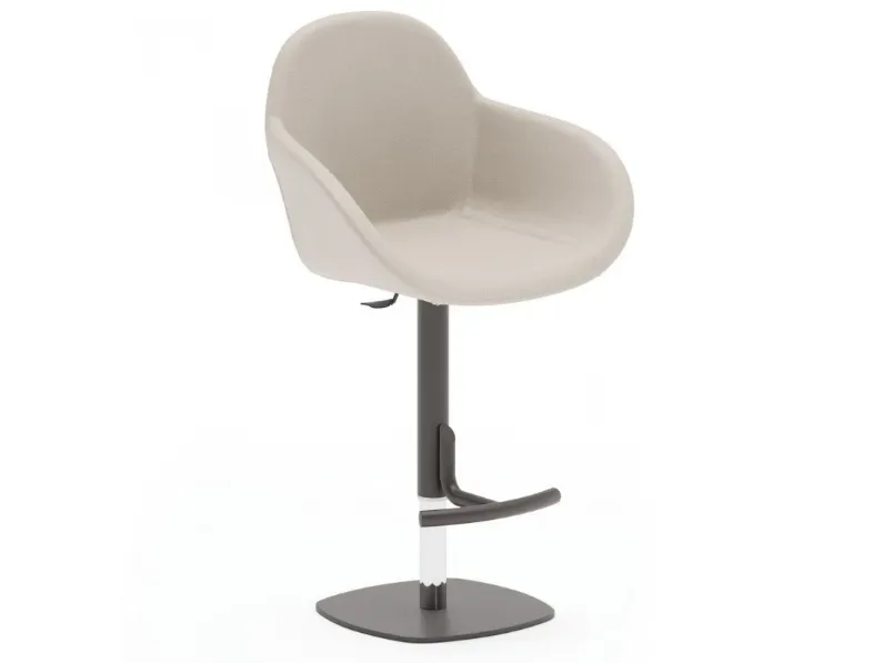 Sgabello Baldo Ozzio con base centrale scontati