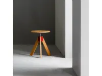 Sgabello con base centrale Giotto Zanotta a prezzi convenienti