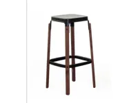 Sgabello da soggiorno Sgabello steelwood h.78 magis Magis a prezzo Outlet