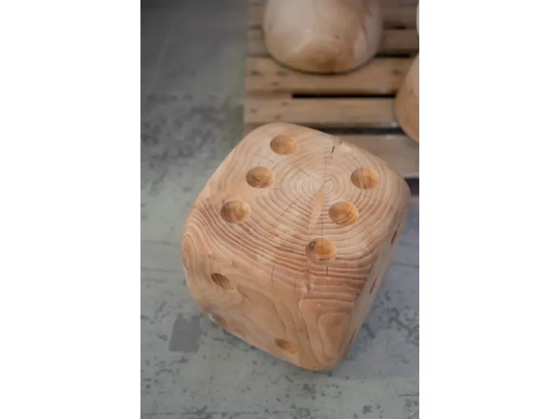 Sgabello da soggiorno Dadone Riva 1920 a prezzo Outlet