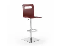 Sgabello Duck * Julia arredo cuoio con base centrale a prezzo conveniente