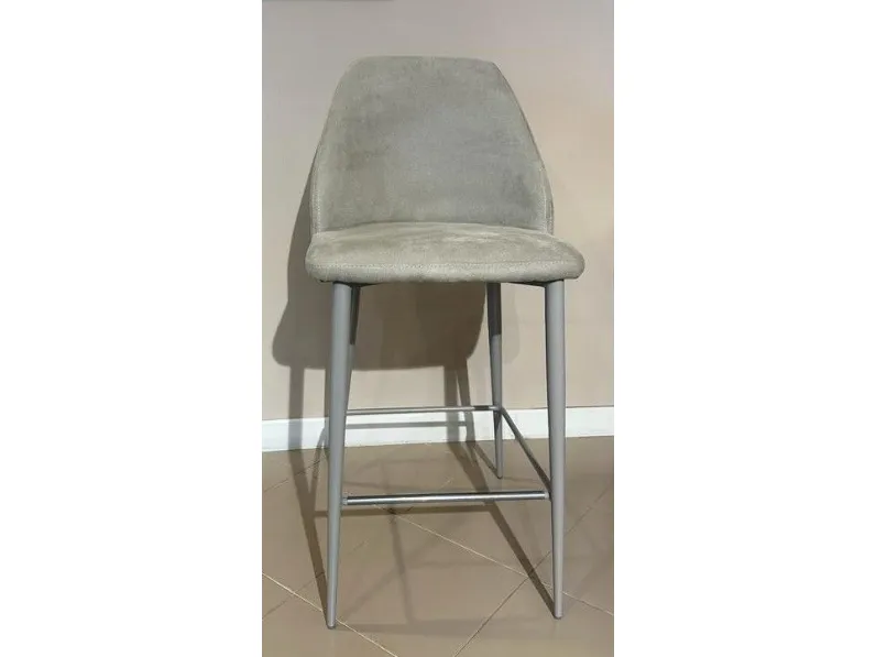 Sedia ufficio design Vogue, Struttura cromata, schienale