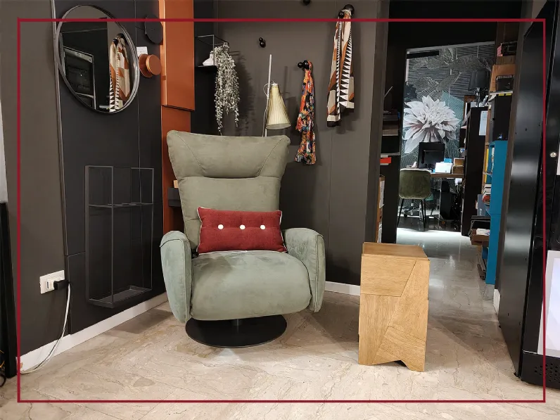 Sgabello da soggiorno Bliss Fgf mobili a prezzo Outlet