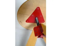 Sgabello a razze Giotto Zanotta a prezzi outlet