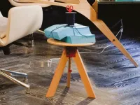 Sgabello a razze Giotto Zanotta a prezzi outlet