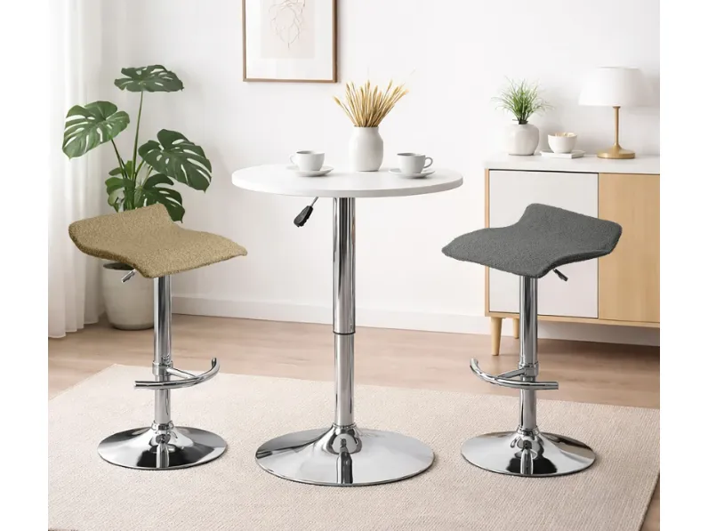 Sgabello con base centrale Sofia  Collezione esclusiva in offerta