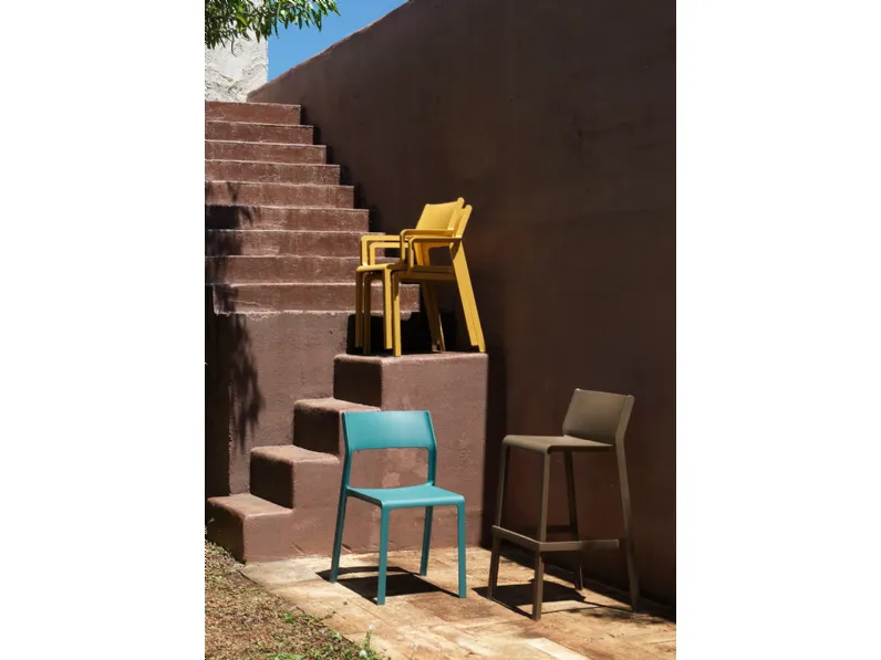 Sgabello con 4 gambe Trill stool Nardi in offerta