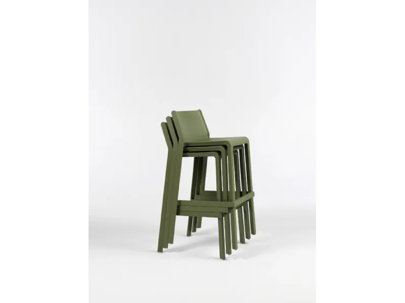 Sgabello con 4 gambe Trill stool Nardi in offerta