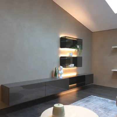 Composizione per il living modello 36e8 di Lago in Offerta Outlet