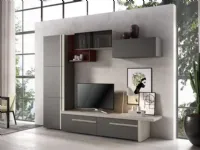 Soggiorno completo Composizione-living modello abaco in promo-sconto del 50% di Gierre mobili in stile moderno in offerta
