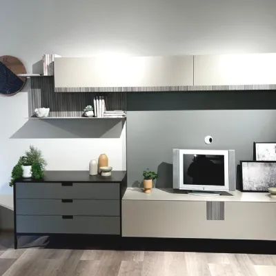 Soggiorno completo Living modello time tomasella di Tomasella in stile moderno a prezzi outlet