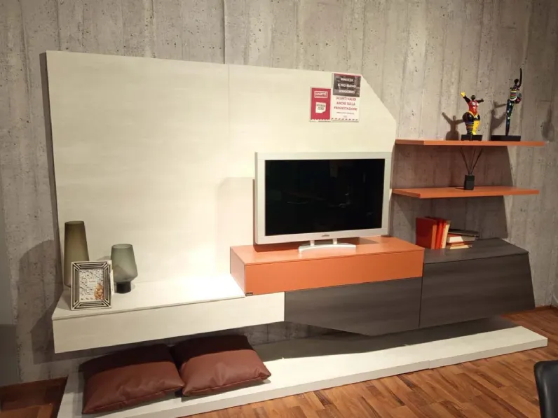 Soggiorno completo Luca di Collezione esclusiva in stile design a prezzi outlet